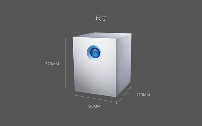 LaCie萊斯_5盤(pán)位雷電2_磁盤(pán)陣列柜桌面存儲(chǔ)移動(dòng)硬盤(pán)_20/30/40TB